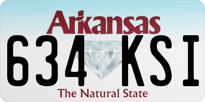 AR license plate 634KSI