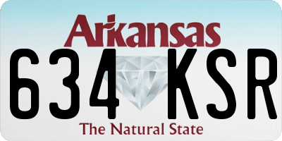 AR license plate 634KSR