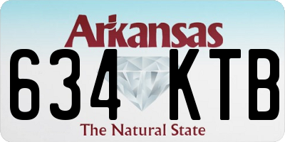 AR license plate 634KTB