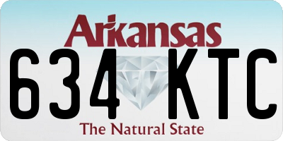 AR license plate 634KTC