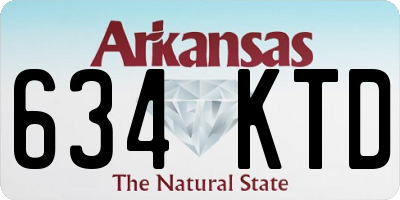 AR license plate 634KTD