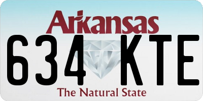 AR license plate 634KTE