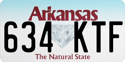 AR license plate 634KTF