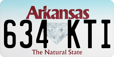 AR license plate 634KTI