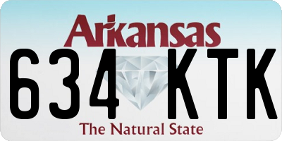 AR license plate 634KTK