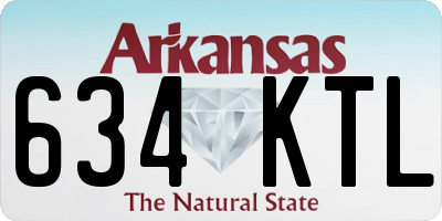 AR license plate 634KTL