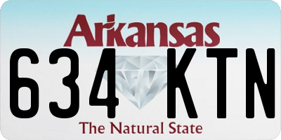 AR license plate 634KTN