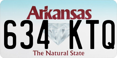 AR license plate 634KTQ