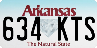 AR license plate 634KTS