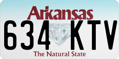 AR license plate 634KTV