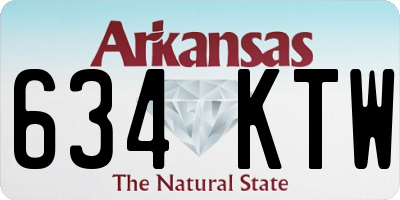 AR license plate 634KTW