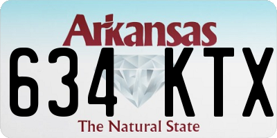 AR license plate 634KTX