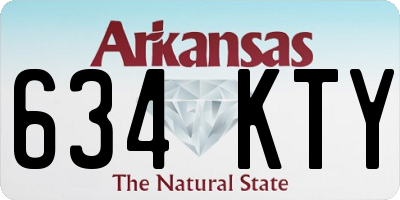 AR license plate 634KTY