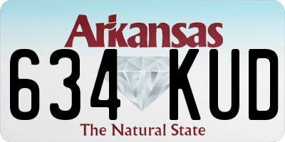 AR license plate 634KUD
