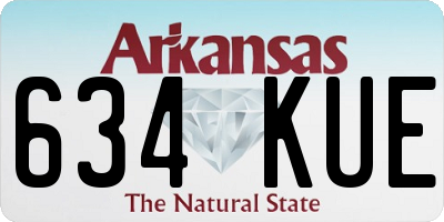 AR license plate 634KUE