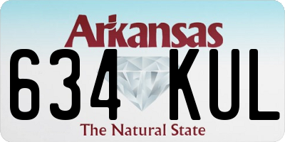 AR license plate 634KUL