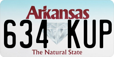 AR license plate 634KUP