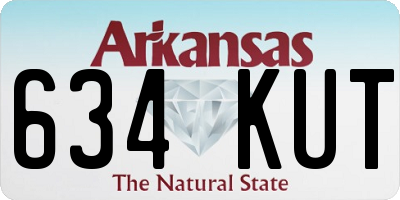 AR license plate 634KUT