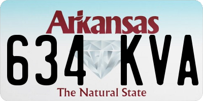 AR license plate 634KVA