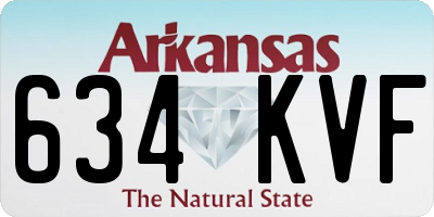 AR license plate 634KVF