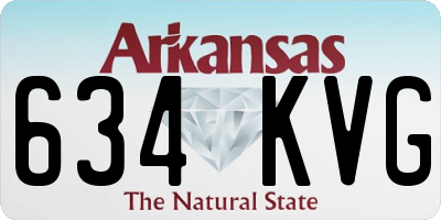 AR license plate 634KVG