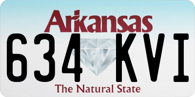 AR license plate 634KVI