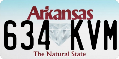 AR license plate 634KVM