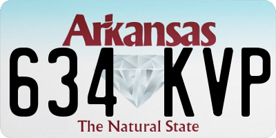 AR license plate 634KVP