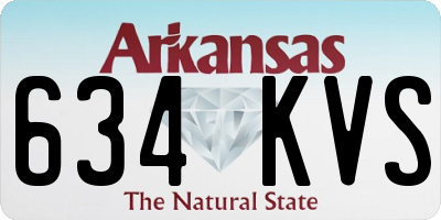 AR license plate 634KVS