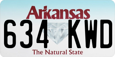 AR license plate 634KWD