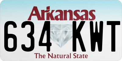 AR license plate 634KWT