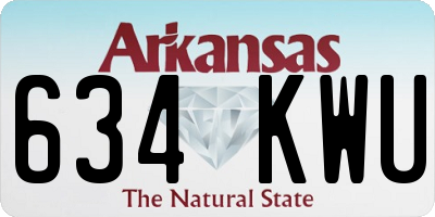 AR license plate 634KWU