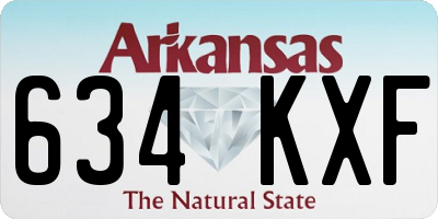 AR license plate 634KXF