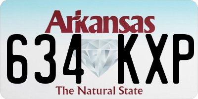 AR license plate 634KXP