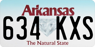 AR license plate 634KXS