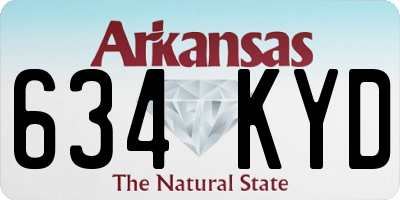 AR license plate 634KYD