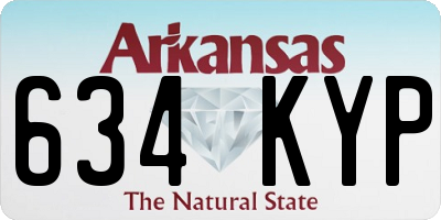 AR license plate 634KYP