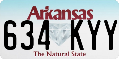 AR license plate 634KYY