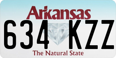AR license plate 634KZZ