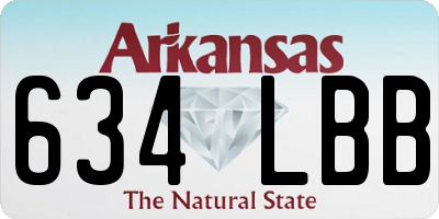 AR license plate 634LBB