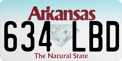 AR license plate 634LBD