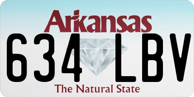 AR license plate 634LBV