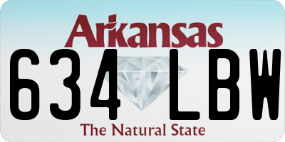 AR license plate 634LBW