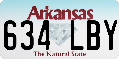 AR license plate 634LBY
