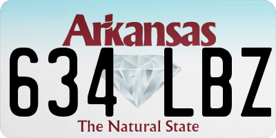 AR license plate 634LBZ