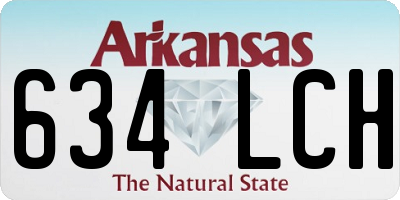AR license plate 634LCH