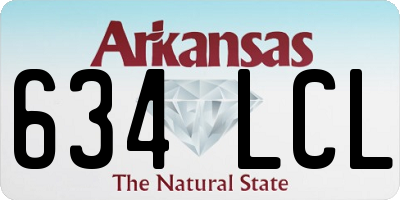 AR license plate 634LCL