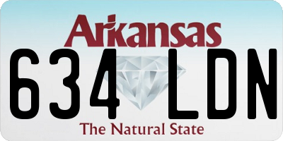 AR license plate 634LDN