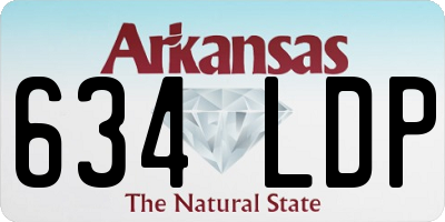 AR license plate 634LDP