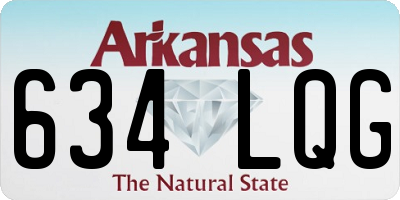 AR license plate 634LQG